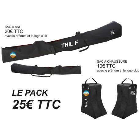 Pack sacs skis et chaussures